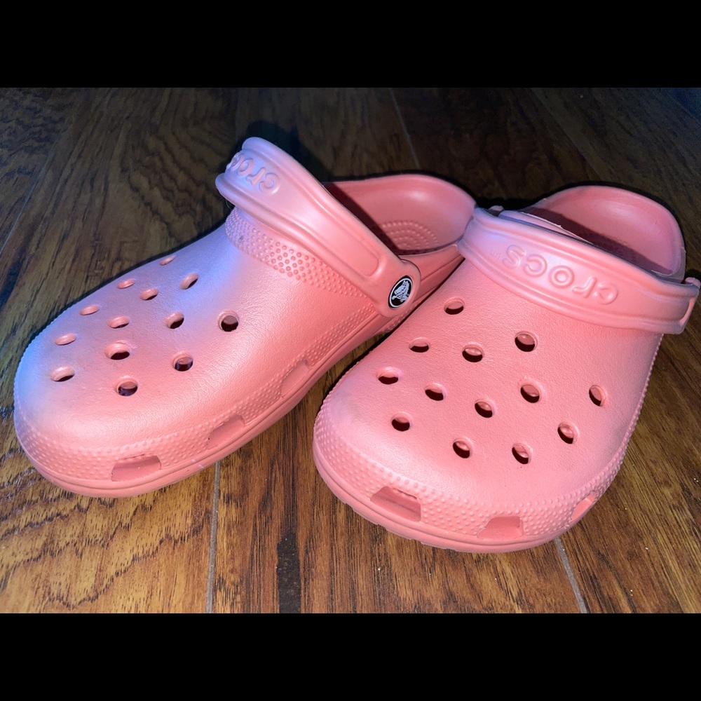 Pink Crocs